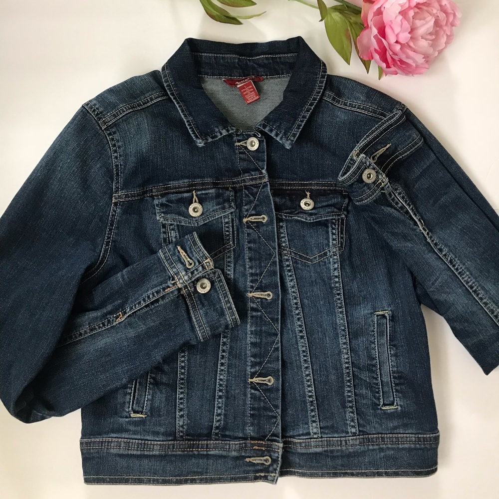 Arizona Jean cropped jacket Girls size Large